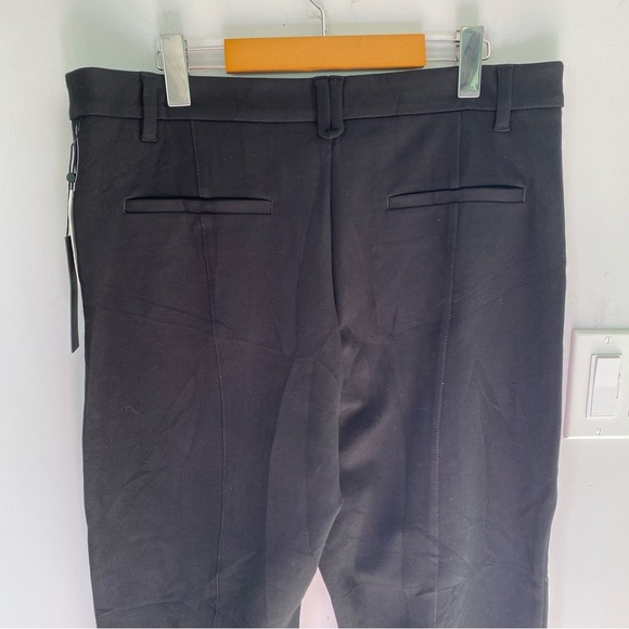 Anthropologie The Essential Flare Trousers Black Size 14 New With Tags - Picture 10 of 13